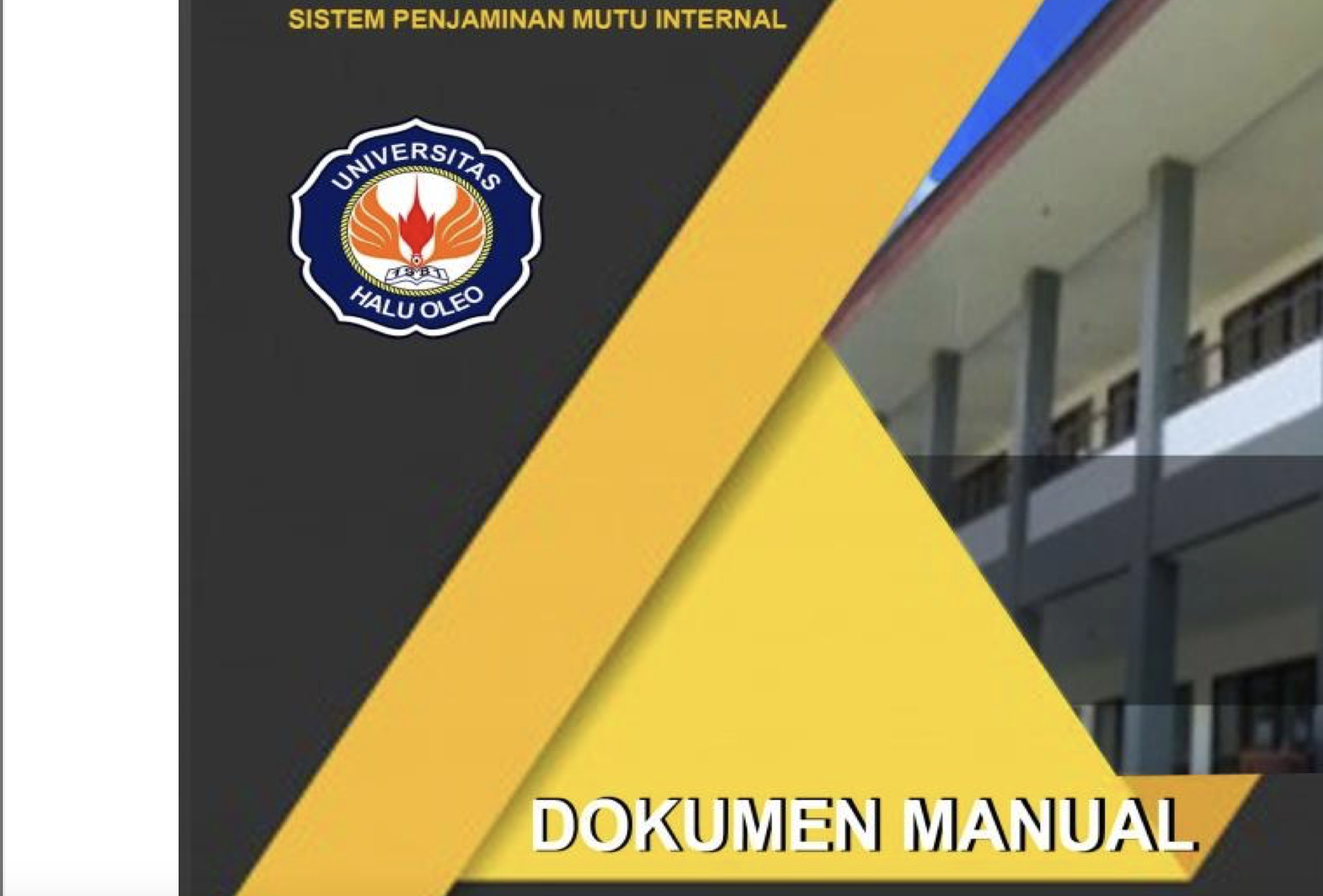 Sistem Penjaminan Mutu Internal Dokumen Mutu 2019